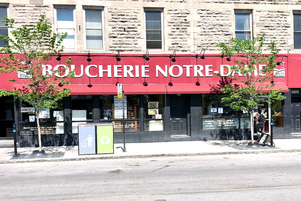 Façade boucherie notre dame