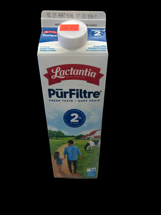 LAIT LACTANTIA 1L 2%