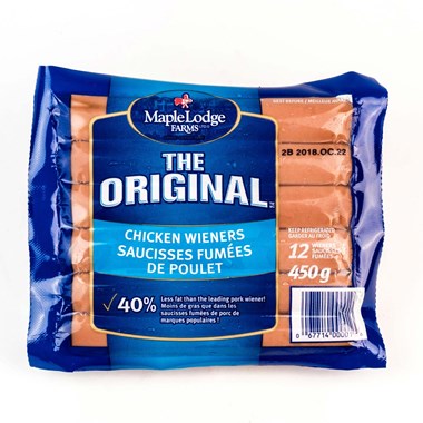 Saucisses de poulet fumées - Maple Lodge Farms